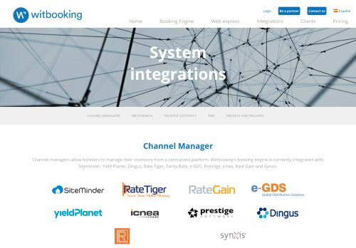 
                            10. Integraciones – Motor de reservas Witbooking