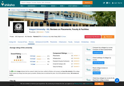 
                            13. Integral University - IUL Lucknow Reviews on Placements, Faculty ...