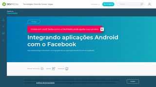 
                            9. Integrando aplicações Android com o Facebook - DevMedia