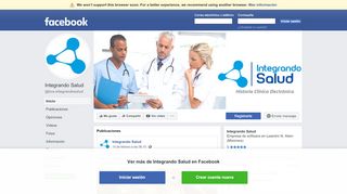 
                            5. Integrando Salud - Inicio | Facebook