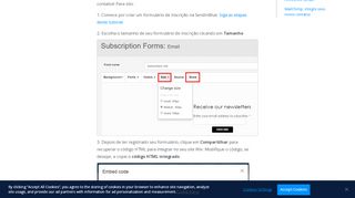 
                            10. Integrar um formulário de inscrição no Wix – SendinBlue