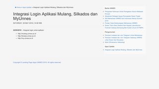 
                            7. Integrasi Login Aplikasi Mulang, Silkados dan MyUnnes