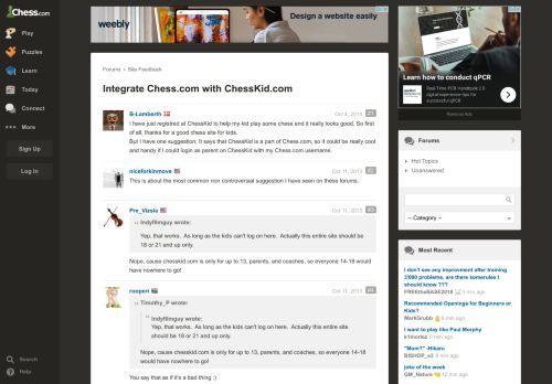 
                            6. Integrate Chess.com with ChessKid.com - Chess Forums - Chess.com