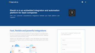 
                            9. Integrate Magento with login and pw with Typeform - Blendr.io