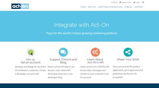 
                            6. Integrate with Act-On Software