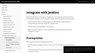 
                            10. Integrate with Jenkins - Help | YouTrack InCloud - JetBrains