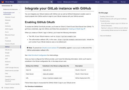 
                            1. Integrate your GitLab instance with GitHub | GitLab