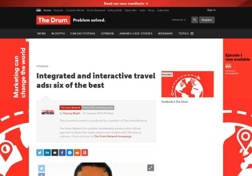 
                            11. Integrated and interactive travel ads: six of the best | The Drum