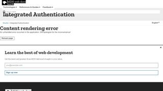
                            11. Integrated Authentication - Mozilla | MDN