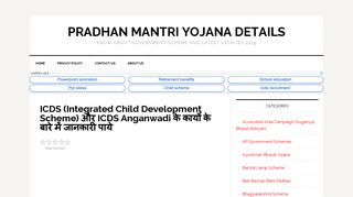 
                            8. Integrated Child Development Scheme (ICDS), ICDS Anganwadi ...