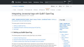 
                            5. Integrating Javascript tags with QuBiT OpenTag · snowplow/snowplow ...
