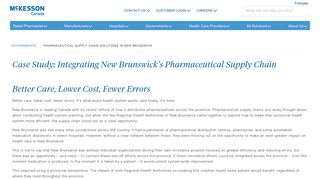 
                            7. Integrating New Brunswick's Pharmaceutical Supply Chain ...