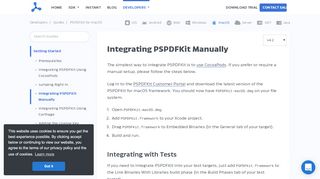 
                            10. Integrating PSPDFKit Manually | PSPDFKit