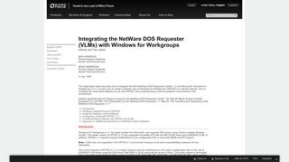 
                            7. Integrating the NetWare DOS Requester (VLMs) with ...
