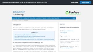 
                            10. Integration – Limesurvey-Consulting.com – Professional Limesurvey ...