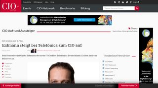 
                            12. Integration mit E-Plus: Eidmann steigt bei Telefónica zum CIO auf - cio ...