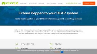 
                            10. Integration with DEAR Systems | Pepperi