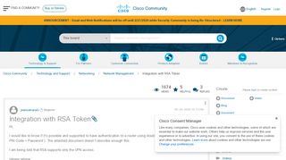 
                            9. Integration with RSA Token - Cisco Community