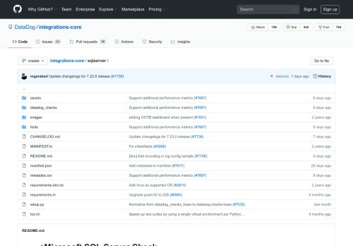 
                            6. integrations-core/sqlserver at master · DataDog/integrations-core ...