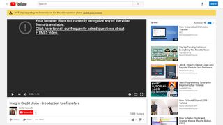 
                            7. Integris Credit Union - Introduction to eTransfers - YouTube