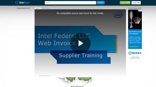 
                            4. Intel Federal LLC Web Invoice - ppt video online download - SlidePlayer