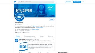 
                            8. Intel Support (@IntelSupport) | Twitter