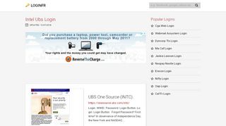 
                            10. Intel Ubs Login | Se connecter à Intel Ubs - loginfr