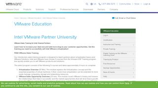 
                            6. Intel VMware Partner University - MyLearn – VMware