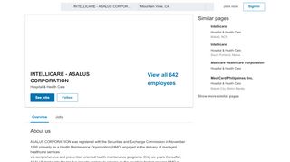 
                            9. INTELLICARE - ASALUS CORPORATION | LinkedIn