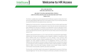 
                            2. Intellicare - HR Access