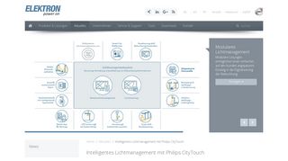 
                            6. Intelligentes Lichtmanagement mit Philips CityTouch - Elektron AG