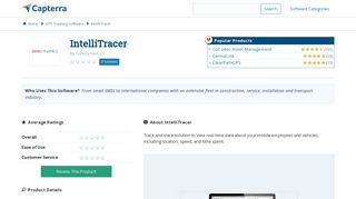 
                            8. IntelliTracer Reviews and Pricing - 2019 - Capterra