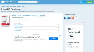 
                            13. Inteno DG150 Manuals