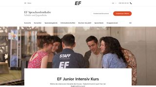 
                            11. Intensivkurs Junioren - EF Sprachaufenthalte (13-18 Jahre) - EF