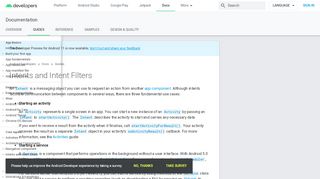 
                            5. Intents and Intent Filters | Android Developers