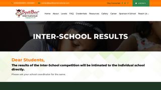 
                            7. Inter-School Results - SpellBee International