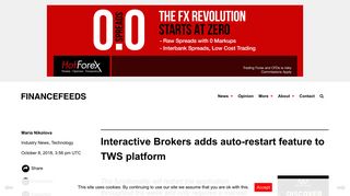 
                            9. Interactive Brokers adds auto-restart feature to TWS ...