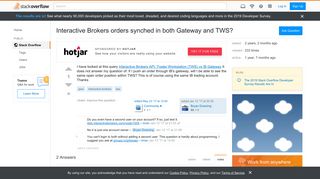
                            12. Interactive Brokers orders synched in both Gateway and TWS ...