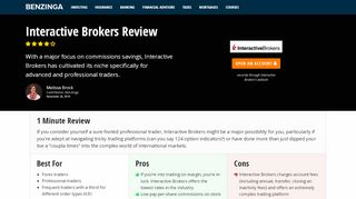 
                            13. Interactive Brokers Review 2019 • Fees, Pros & Cons • Benzinga