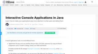
                            11. Interactive Console Applications in Java - DZone Java