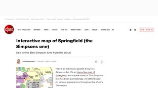 
                            11. Interactive map of Springfield (the Simpsons one) - CNET