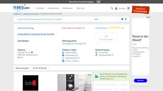 
                            6. ▷ InteraDent Zahntechnik GmbH | Tel. (0911) 2082... - - 11880.com