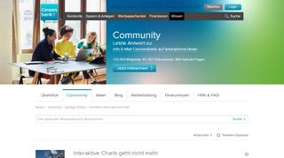 
                            2. Interaktive Charts geht nicht mehr - Consorsbank Wissenscommunity