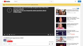 
                            5. InterBBOM great opportunity in MLM - YouTube