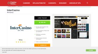 
                            3. InterCasino - Læs her inden du opretter en bruger op casinoet!