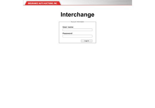 
                            4. Interchange: Login - IAA