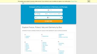 
                            9. Intercity bus connections in Germany and Europe - Busradar