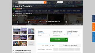 
                            5. Intercity Travels, Kampoo - Travel Agents in Gwalior - Justdial