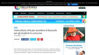 
                            10. Intercultura, link per accedere al fascicolo per gli studenti in concorso ...