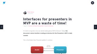 
                            13. Interfaces for presenters in MVP are a waste of time! - Karumi Blog